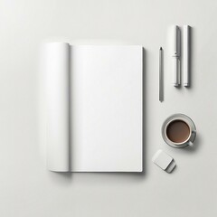 Mockup of a picture frame, advertising, decoration. A realistic presentation of a picture frame. Ai generated.