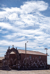 Isla de Taquile en el Lago Titicaca, Puno, Peru