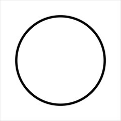 circle icon on white background eps 10.