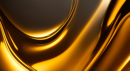 Liquid Gold Abstract Background