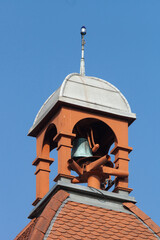 Clocheton au sommet de la mairie de Lamastre