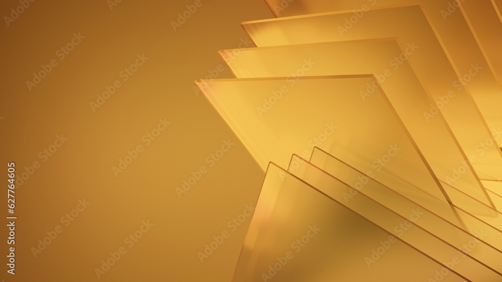Poster 3d abstract render frosted glass square pattern background.