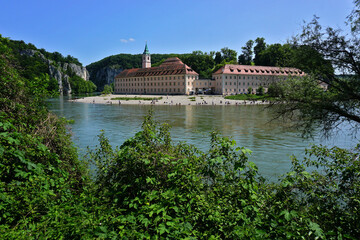 Kloster Weltenburg bei Kelheim, Niederbayern, Deutschland