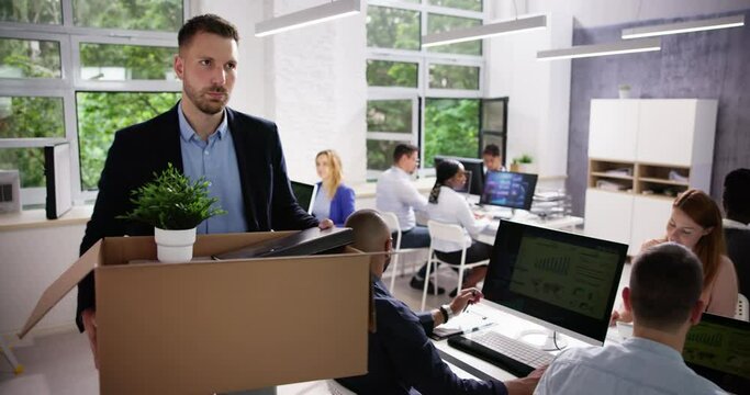 Employee Layoff Or Resign In Office