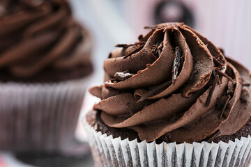 colorfull cupcake close up photo