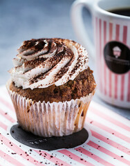 colorfull cupcake close up photo