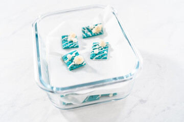 Mini mermaid chocolate bars