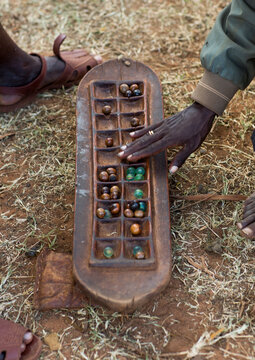 Borana Tribe Traditional Game Board, Yabelo, Ethiopia