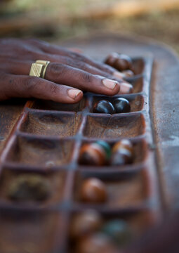 Borana Tribe Traditional Game Board, Yabelo, Ethiopia