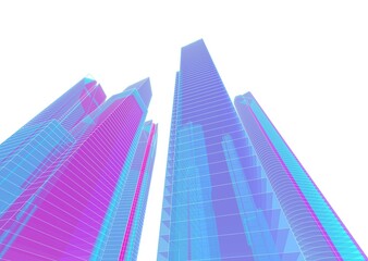Naklejka premium modern office building