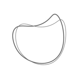 Aesthetic Blob with Double Line Element 