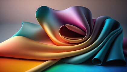 abstract silky satin texture backdrop a fashionable curtain generative ai