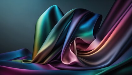 soft and smooth colorful silky material abstract background fashion or glamour generative ai