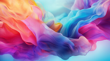 colorful liquid background made with Generative AI