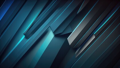 eye-catching abstract blue wallpaper for home or office decor generative ai