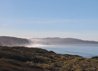 Ocean mist on San Diego Coast