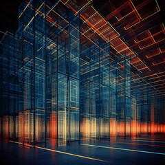 Fototapeta premium Warehouse logistics two