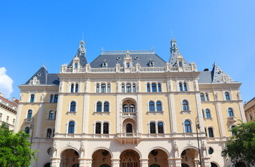 Fototapeta na wymiar Drechsler Palace in Budapest, Hungary