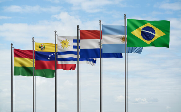 Mercosur Group of Flags
