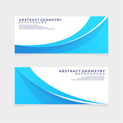 Naklejka premium modern banner gradient abstract geometry background