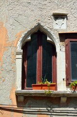 Fototapeta na wymiar Edificio veneciano en Piran, Eslovenia
