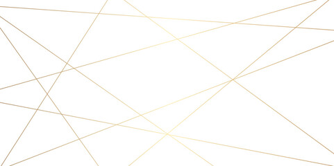 Abstract luxury gold geometric random chaotic lines with many squares and triangles shape background.	