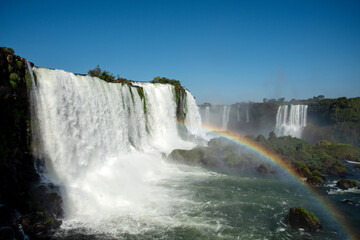 Fototapeta premium Photo of the Iguazu Falls in Brazil