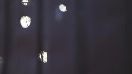 Consequence of shelling residential gate after air attack. War in Ukraine. Velyka Dymerka, Kyiv oblast.