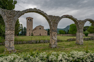 Rocchetta a Volturno. Abbey of S. Vincenzo al Volturno