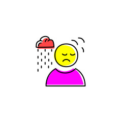 depressions line color icon