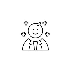 doctor line icon