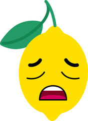 Lemon Face Over Sigh