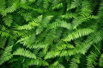 Naklejka na ściany i meble fern green leaf background AI GENERATED 