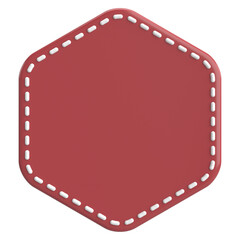 Price tag. Price label. 3D illustration.