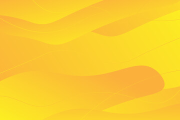 Yellow background with dynamic abstract shapes