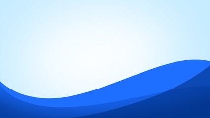 Abstract overlapping blue curved lines on blue background illustration