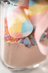 Unicorn hot chocolate mix
