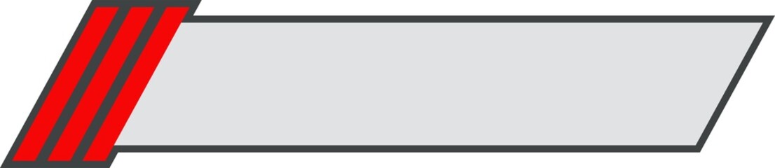 Obraz premium label name interface title