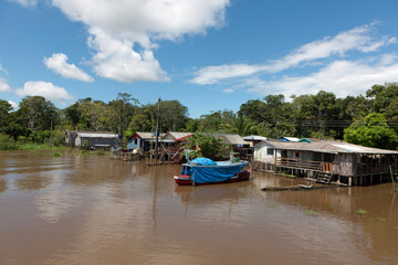 Obraz premium Brazil Amazon landscape on a sunny spring day
