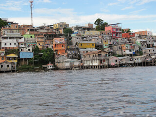 Obraz premium Brazil Manaus city view on a sunny spring day