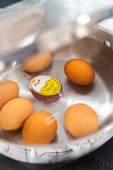 Hard boiled eggs