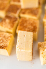 Christmas Eggnog fudge
