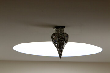 Ceiling lamp to illuminate the room at night.