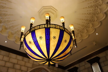 Ceiling lamp to illuminate the room at night.