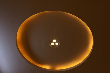 Ceiling lamp to illuminate the room at night.