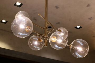 Ceiling lamp to illuminate the room at night.