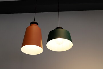 Ceiling lamp to illuminate the room at night.