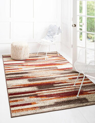 Fototapeta na wymiar Modern geometry living area interior room rug texture design