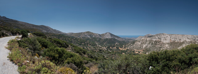 Naxos Berge oberhalb von Filoti Panorama - 627802899