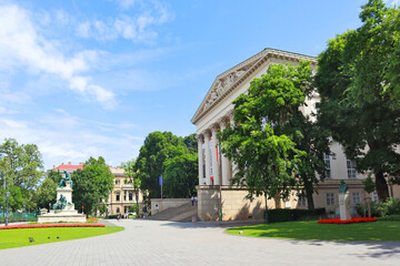 Fototapeta na wymiar Hungarian National Museum in Budapest, Hungary